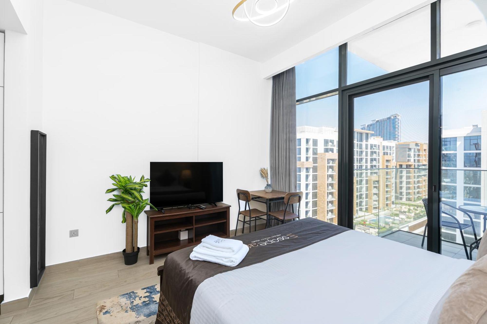 Escape24 Stylish Studio Azizi Riviera 8 Meydan One دبي المظهر الخارجي الصورة